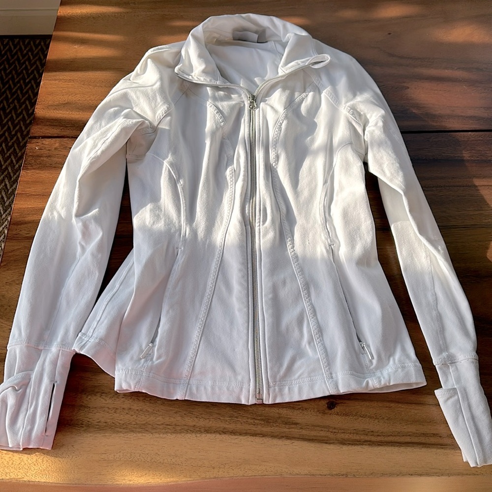 White Athleta jacket